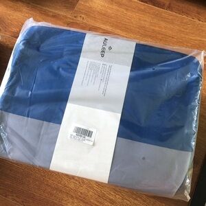 Blue & gray 15” Laptop zipper sleeve